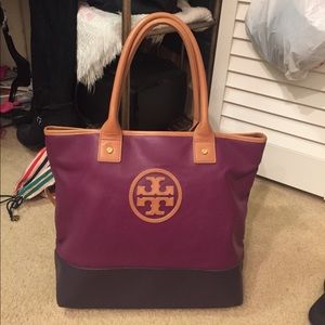 Tory Burch Jaden Color block Tote