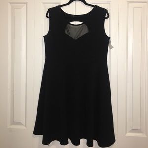 Fashion to Figure black skater dress