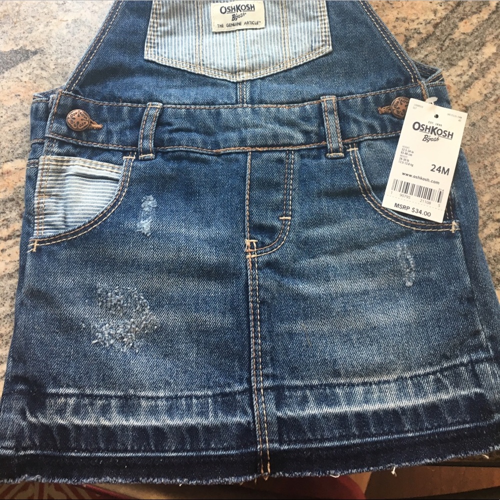 Osh Kosh B'gosh Overall Dress BNWT