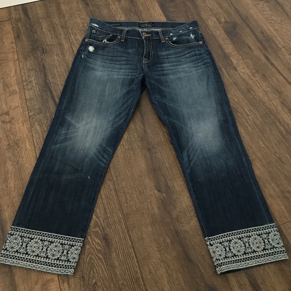 Lucky brand jeans- Sienna Weekender Crop