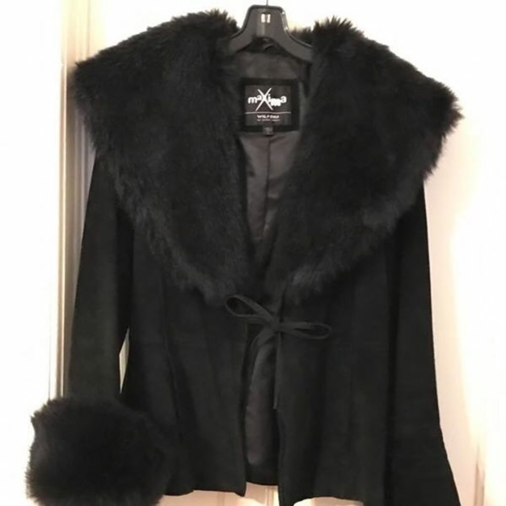 Women's Black/Suede jacket