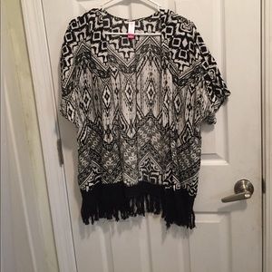 Short sleeve kimono