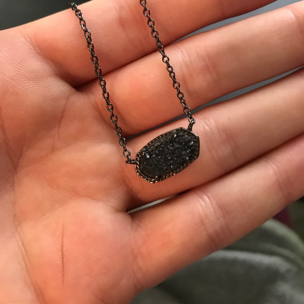 Black Kendra Scott "Elisa" Necklace