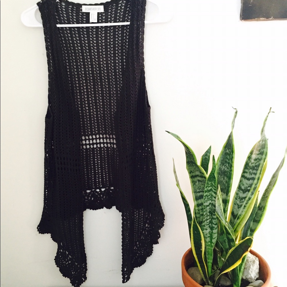 Crocheted vest