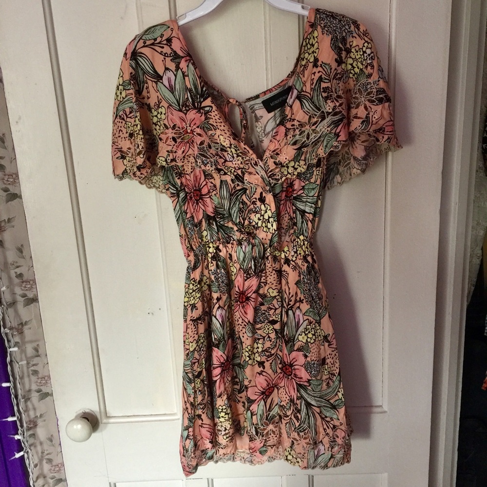 Minkpink floral dress