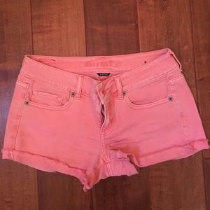 Pink Denim AE shorts