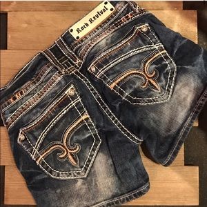 Rock revival denim shorts // BEST OFFER WINS
