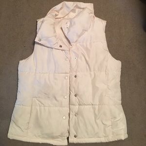 Off white puffy vest