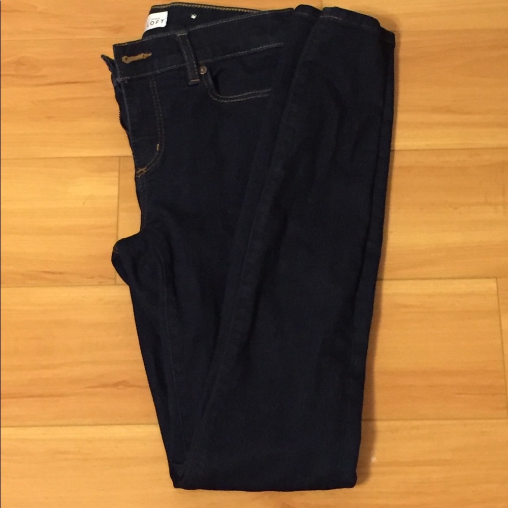 Loft Denim Legging in Dark Rinse Wash