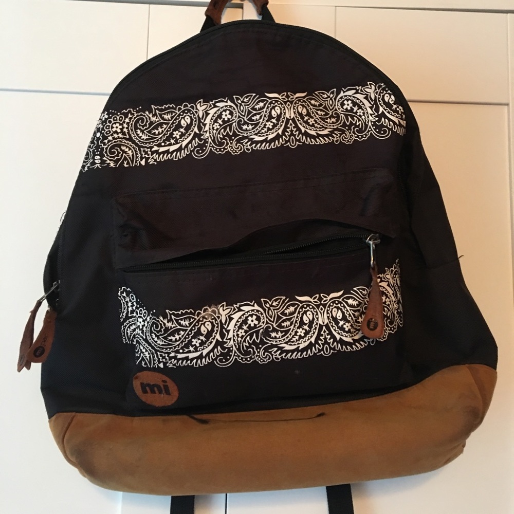 MiPac backpack with paisley design