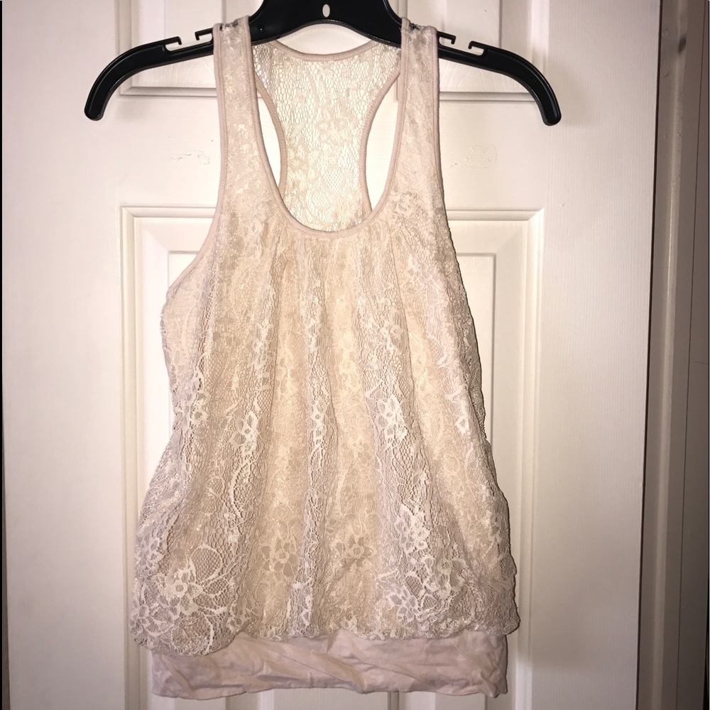 ✨Super Cute Lace Racerback Top ✨