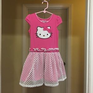 Girls Hello Kitty Pink Dress Size 4T