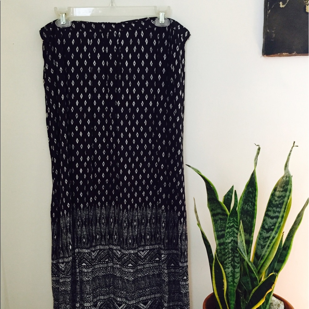 Tribal maxi skirt