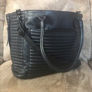 All black Steve Madden tote