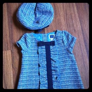 Janie and Jack dress with matching hat