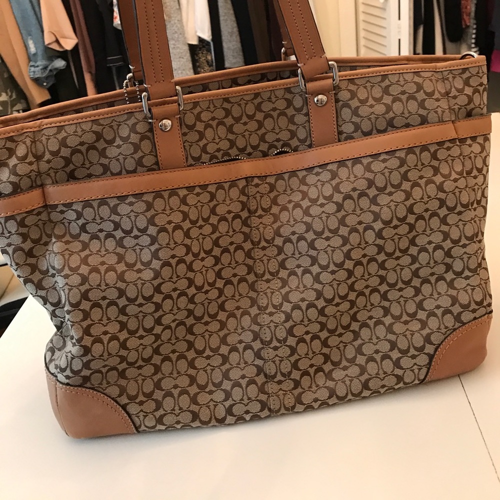 AUTHENTIC Coach Laptop or Baby bag - Picture 3 of 6