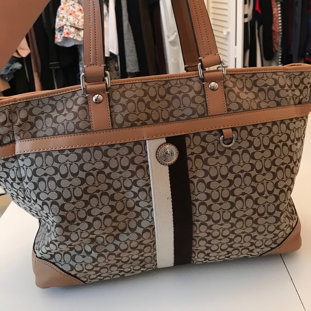 AUTHENTIC Coach Laptop or Baby bag - Picture 4 of 6