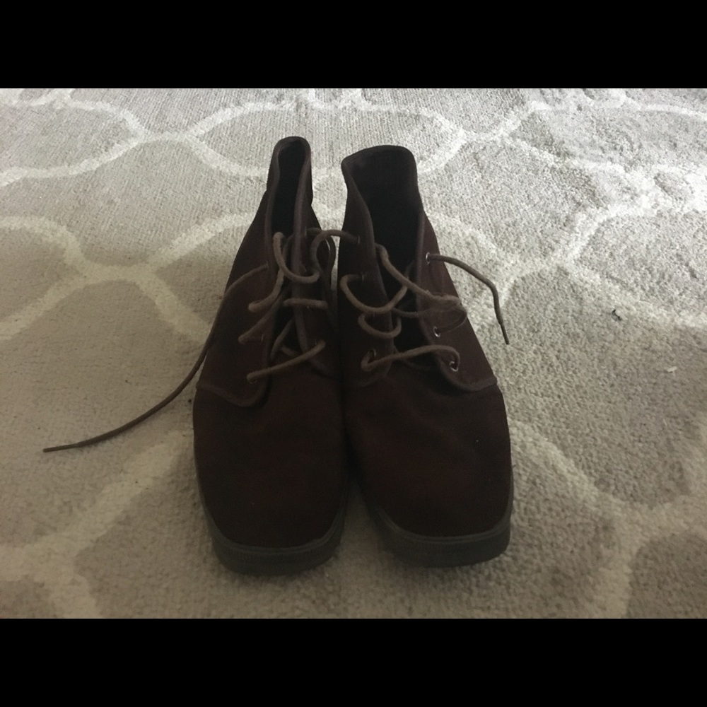 Dark Brown Keds Booties, 9.5M