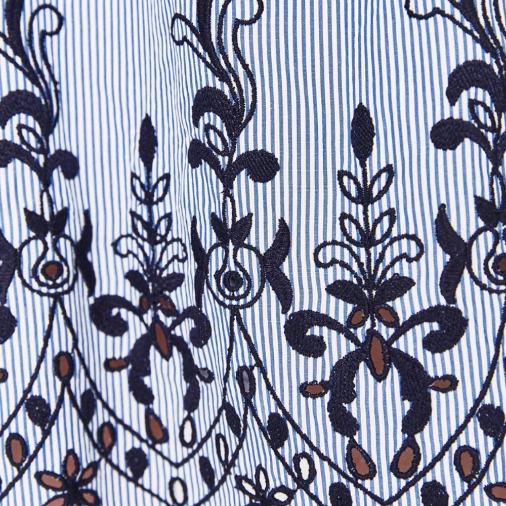New Zara striped embroidered dress size small - Picture 5 of 5