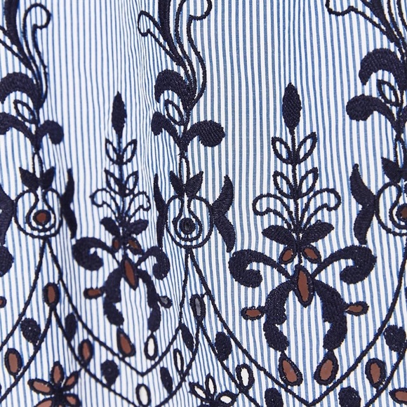 New Zara striped embroidered dress size small - Picture 5 of 5