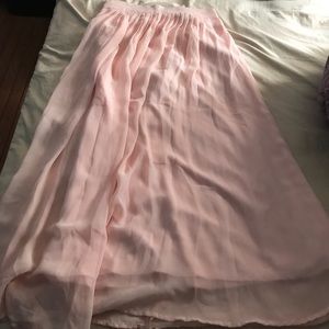 Pink skirt