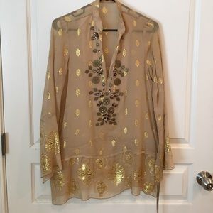 Hale Bob Cabana gold Tunic