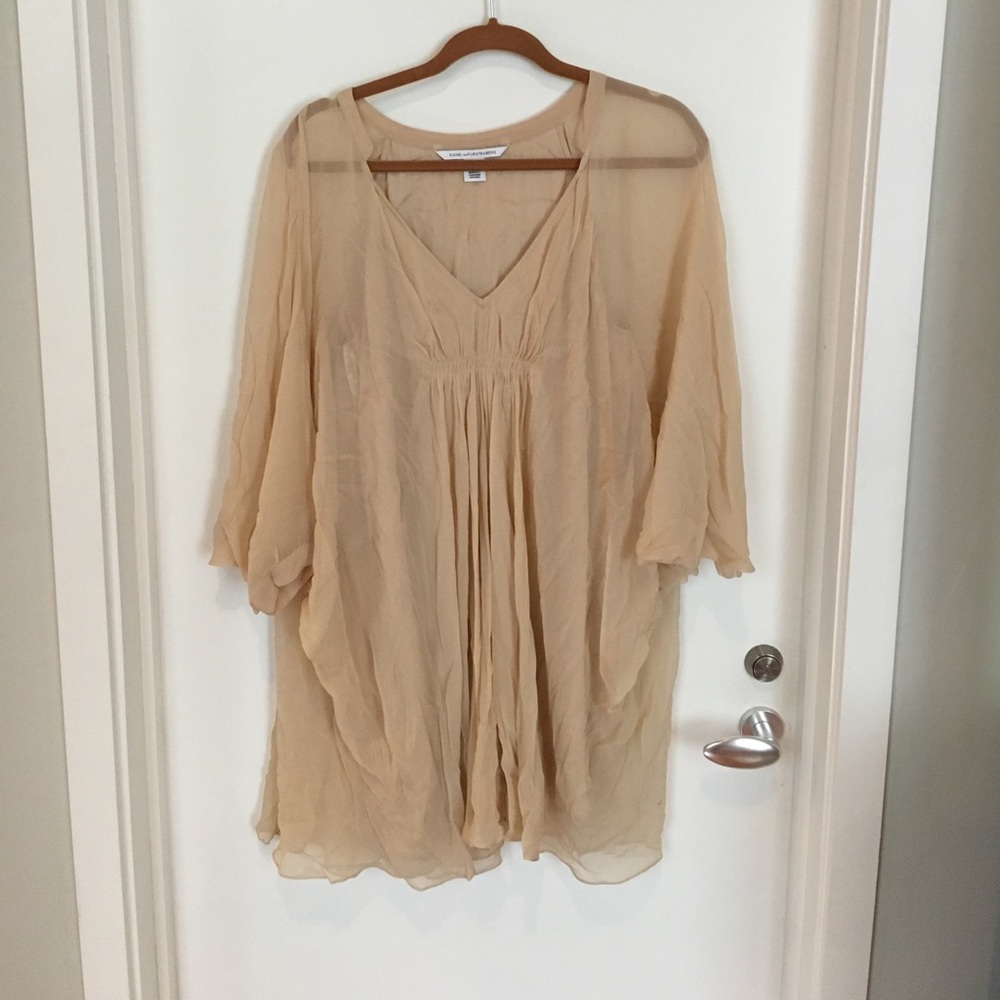 DVF "Fleurette" Chiffon Dress