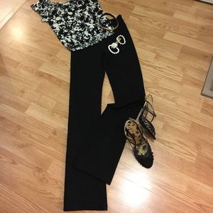 The Limited black boot cut pant with kick! - S