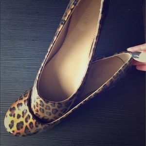 J Crew Cheetah Flats - Never Worn!