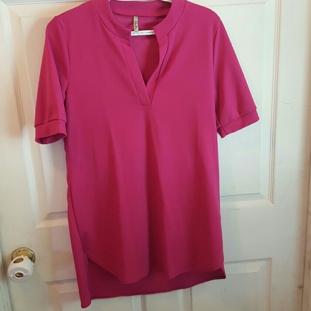 Pink short sleeve NWOT