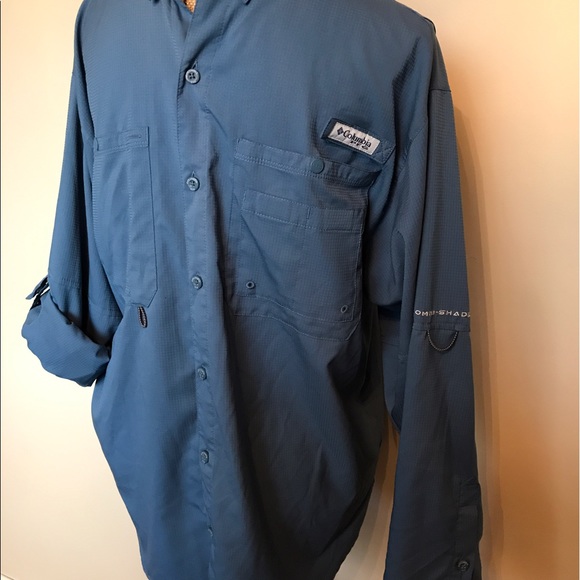 🎣Men's Columbia PFG long slv. w/roll tab shirt🐟 - Picture 4 of 5