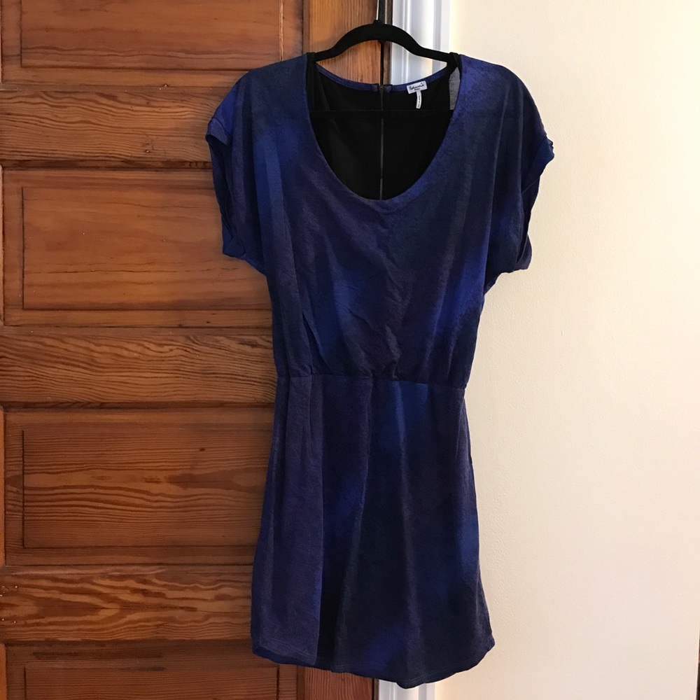 Splendid purple and blue dress
