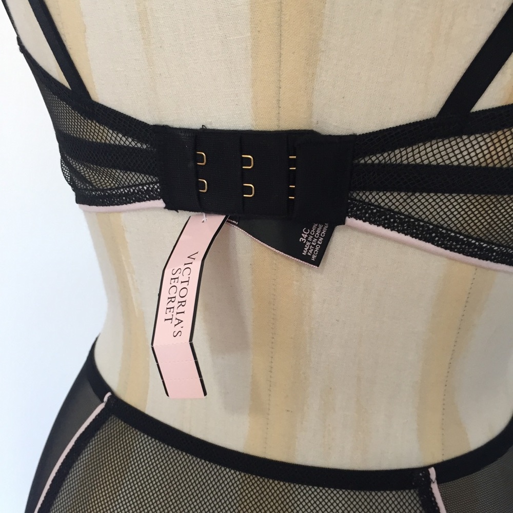 VS Leopard Lace Cut Out Garter Slip! - Picture 5 of 6