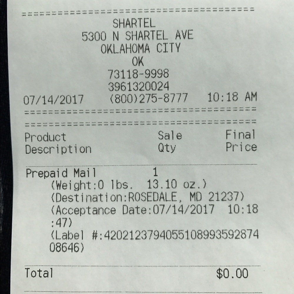 Shipping Confirmation
