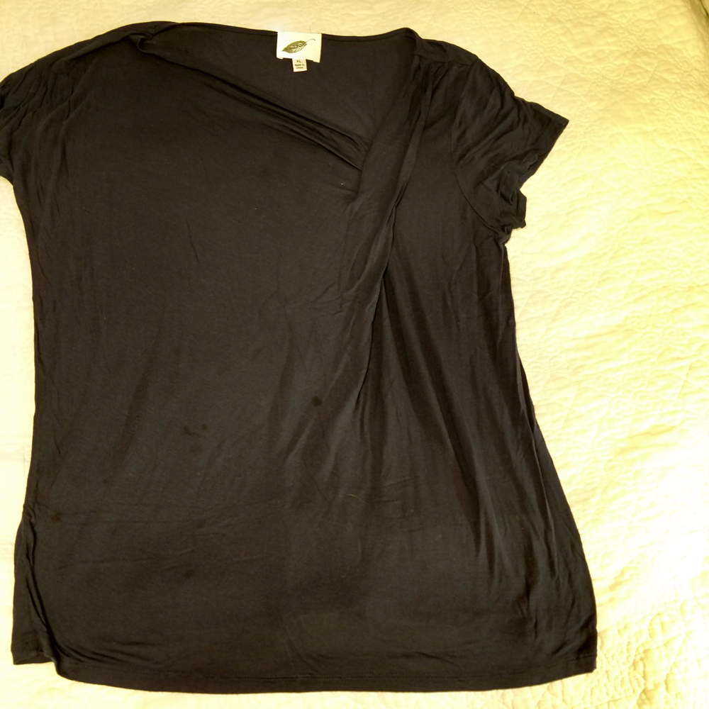 Soft Asymmetrical Vneck Tee