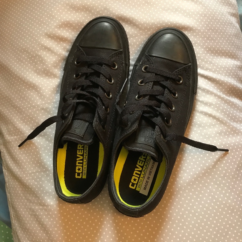 All black converse