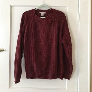 Maroon sweater