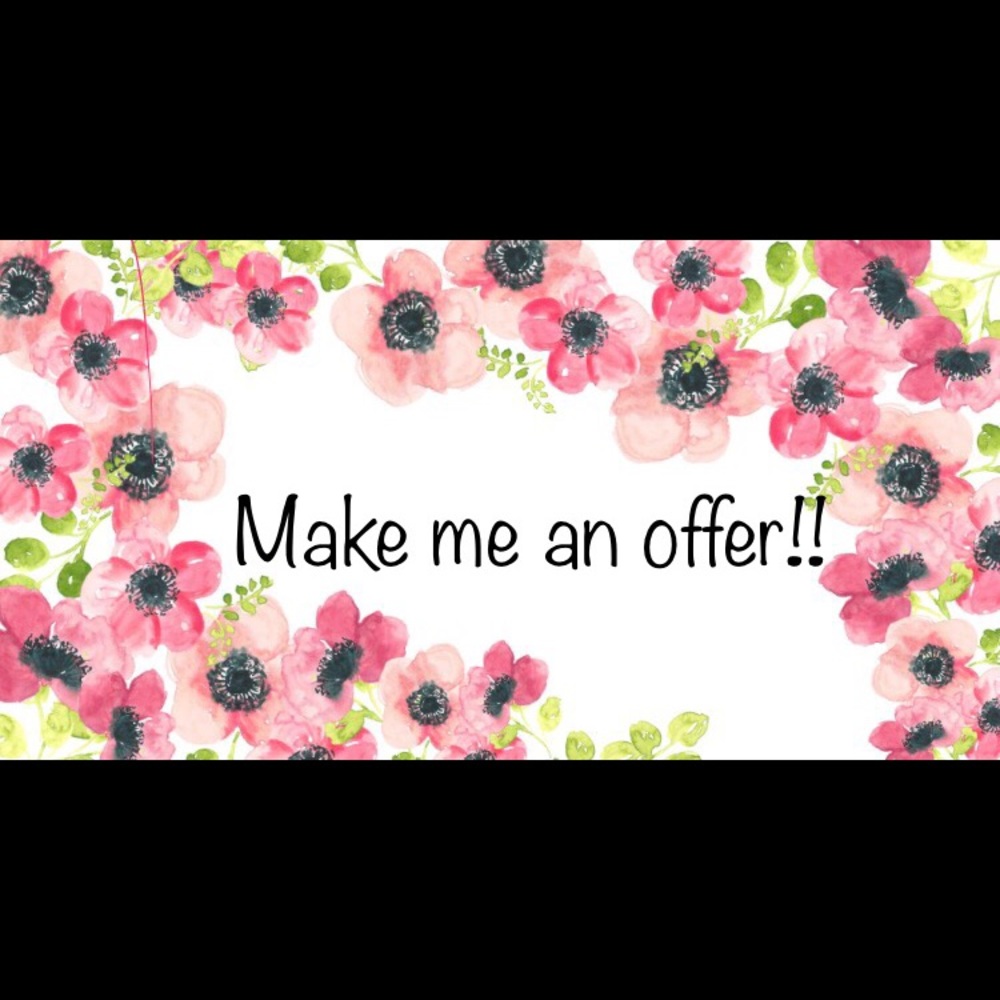 I accept most reasonable offers!!