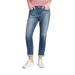 AG beau rolled slouchy skinny jeans
