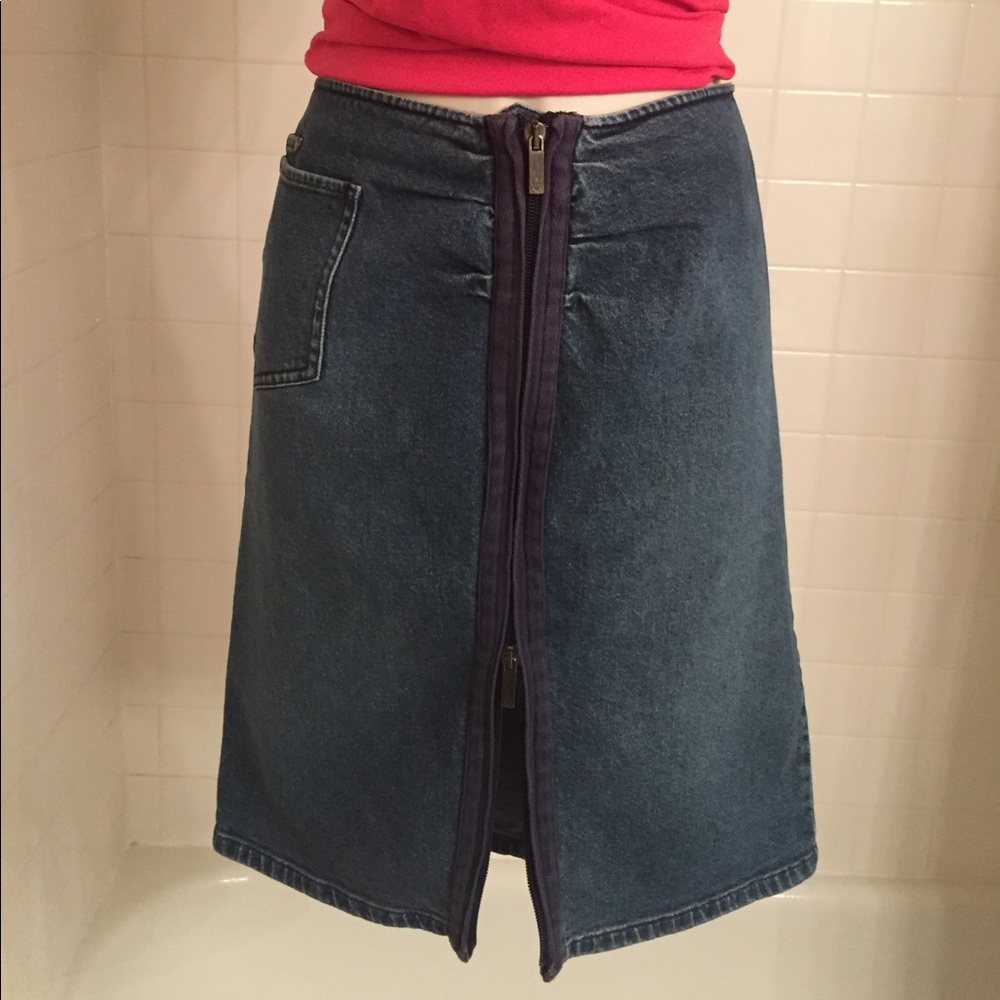 A/X  ARMANI EXCHANGE DENIM SKIRT SZ 4