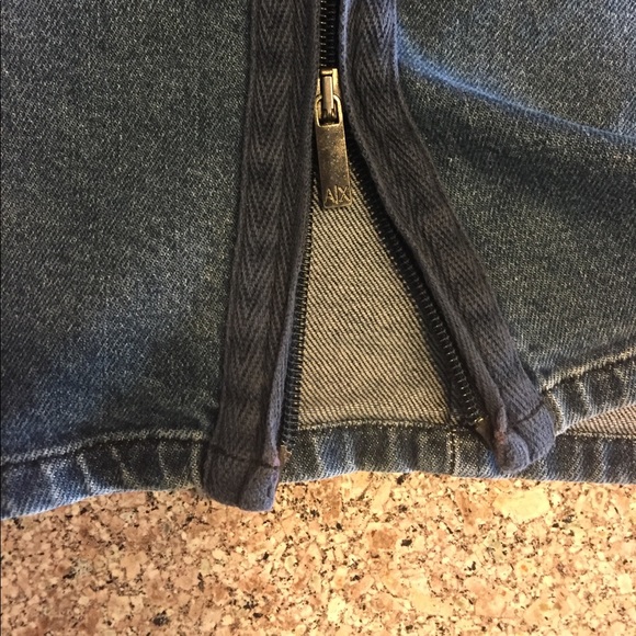 A/X  ARMANI EXCHANGE DENIM SKIRT SZ 4 - Picture 6 of 8
