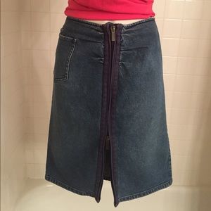 A/X  ARMANI EXCHANGE DENIM SKIRT SZ 4