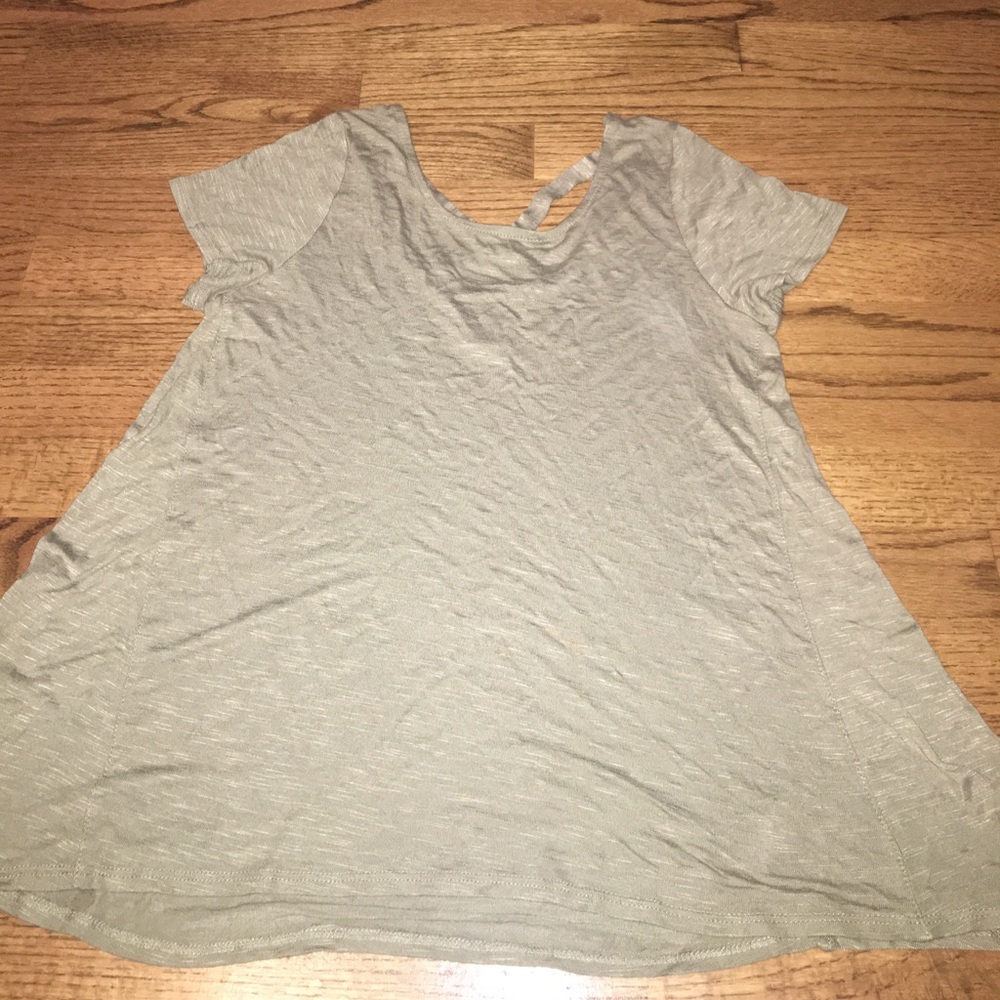 Green Cross Back Shirt