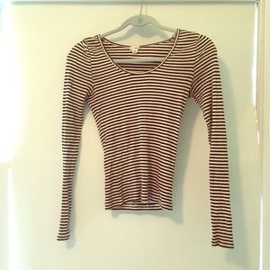 Stripped long sleeve shirt ✨