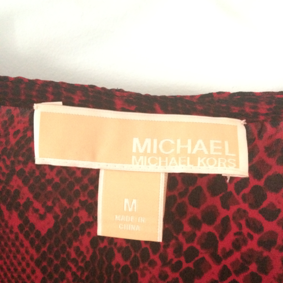 Michael Kors Python Print Blouse - Picture 3 of 3