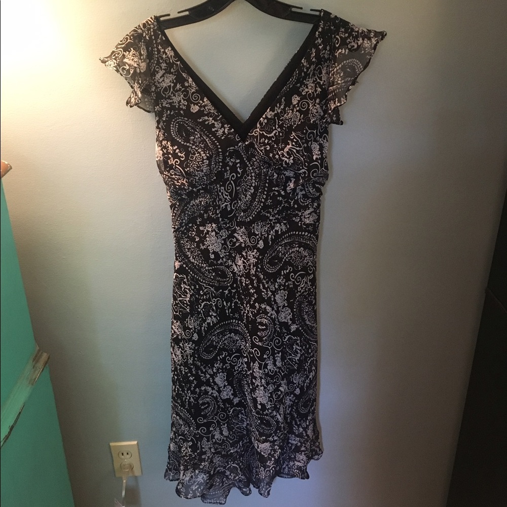 Black and white sundress