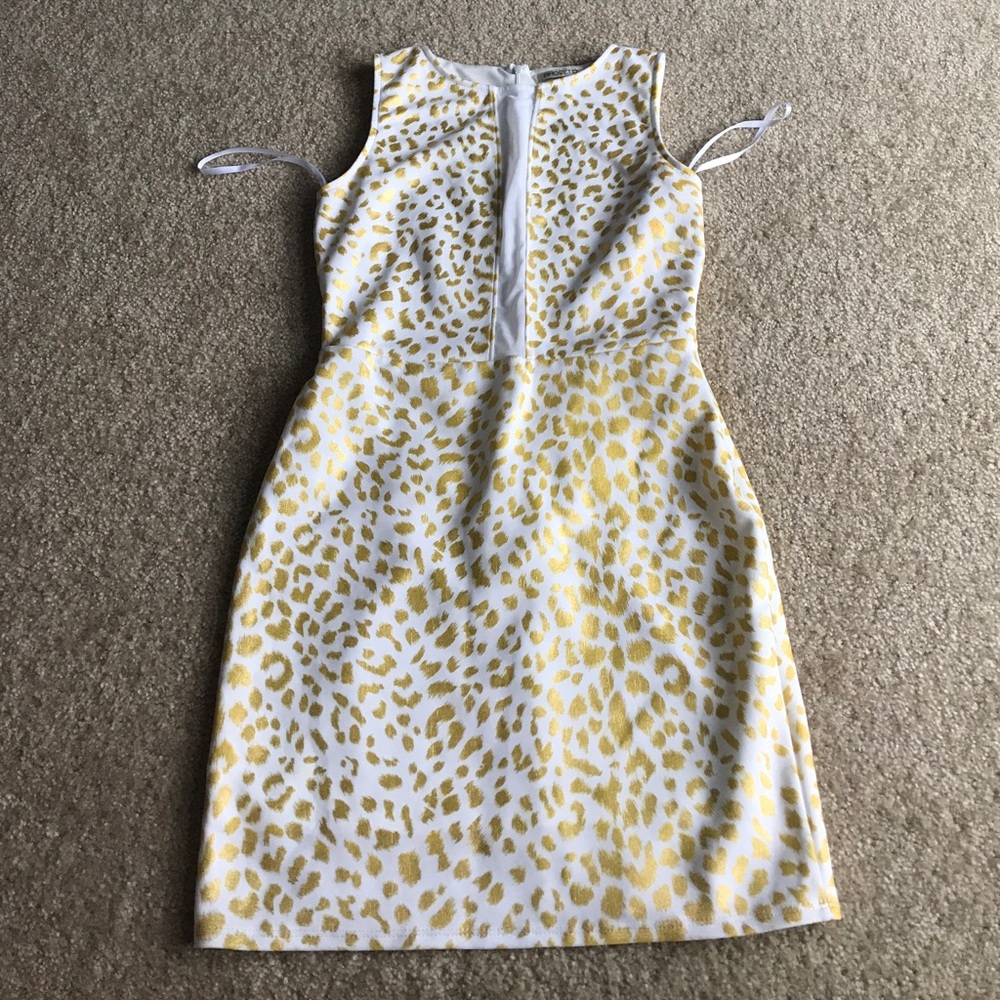 White body con dress