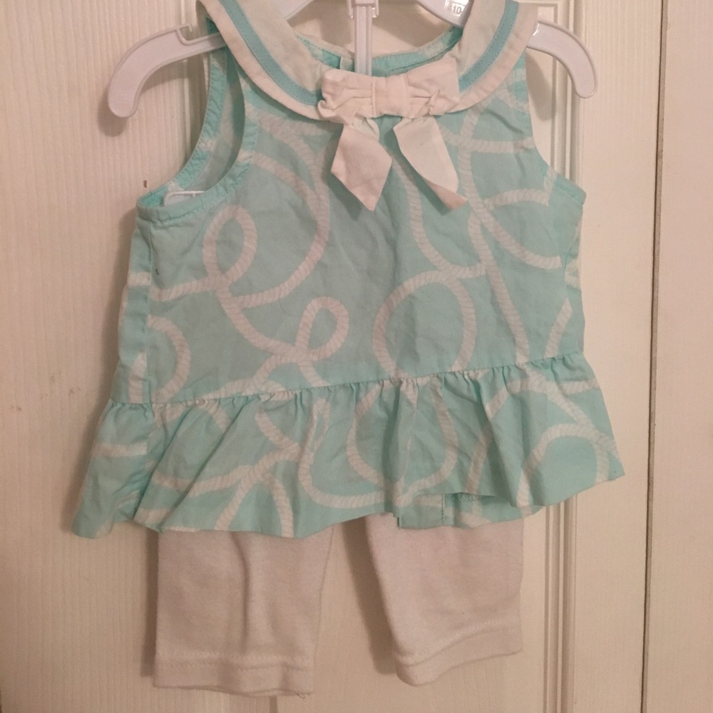 Janie and jack nautical sailor top with pants