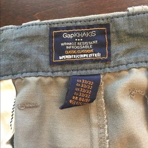 GAP Khakis- Grey 33/32