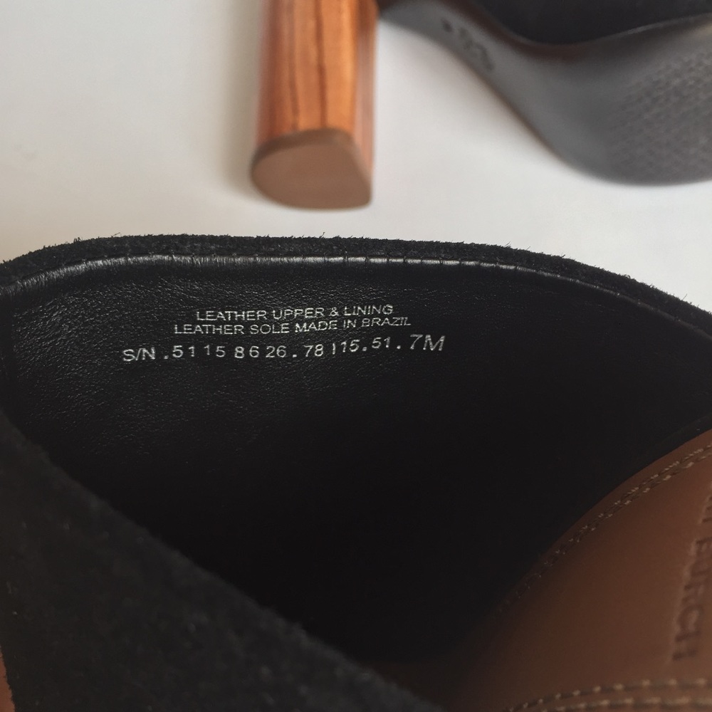 Tory Burch Raya Nubuck Peep Toe Mule - Picture 8 of 8